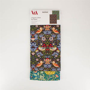 William Morris 2 Pack Organic Cotton Tea Towels