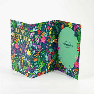 Modern Two-Fold Birthday Card