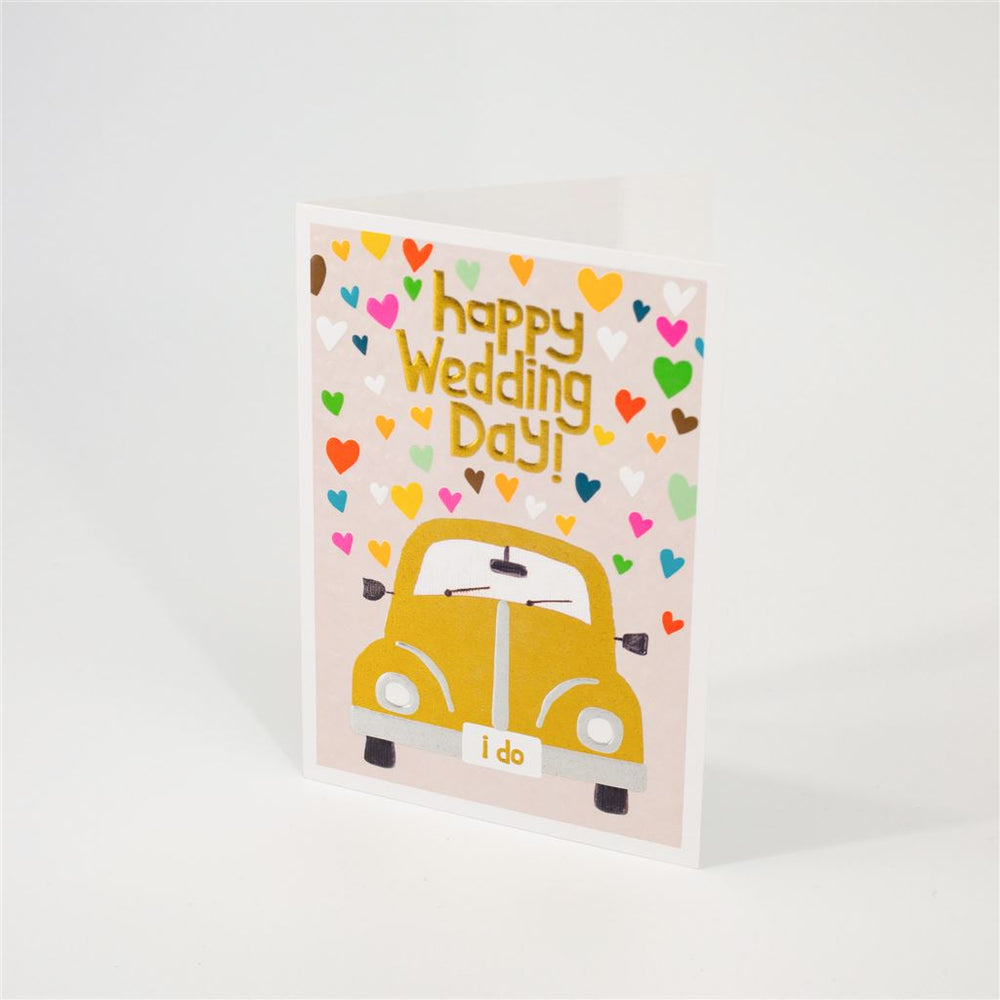 Happy Wedding Day Foiled Card