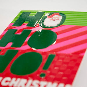 Modern Neon Holiday Card