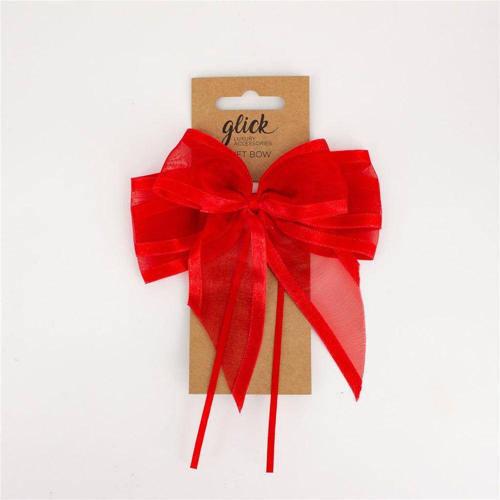 Red Satin Luxury Bow