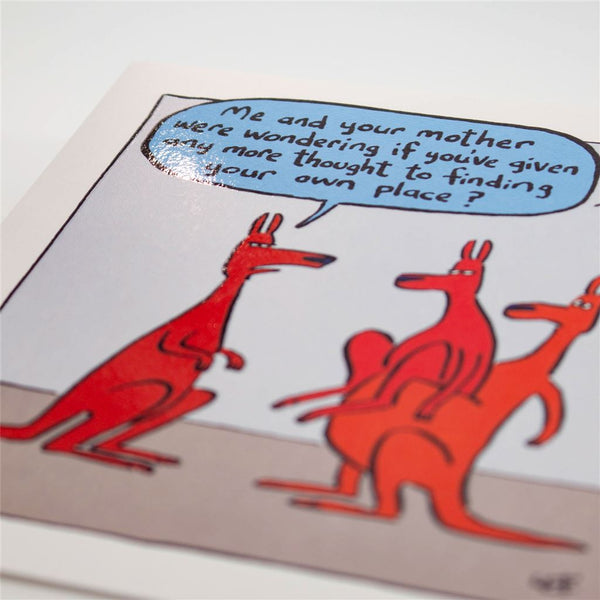 Funny Kangaroo Card