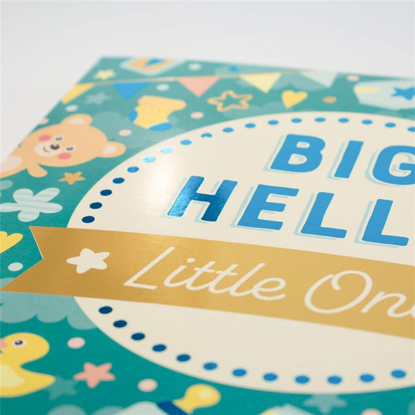 Jumbo Baby Welcome Card