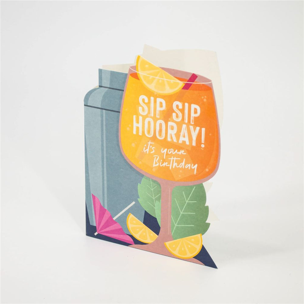 Fun Cocktail Cut Card
