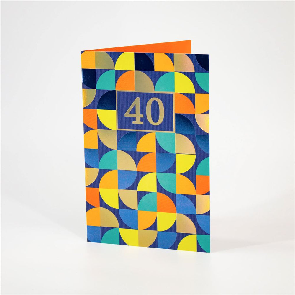 40th Birthday Card