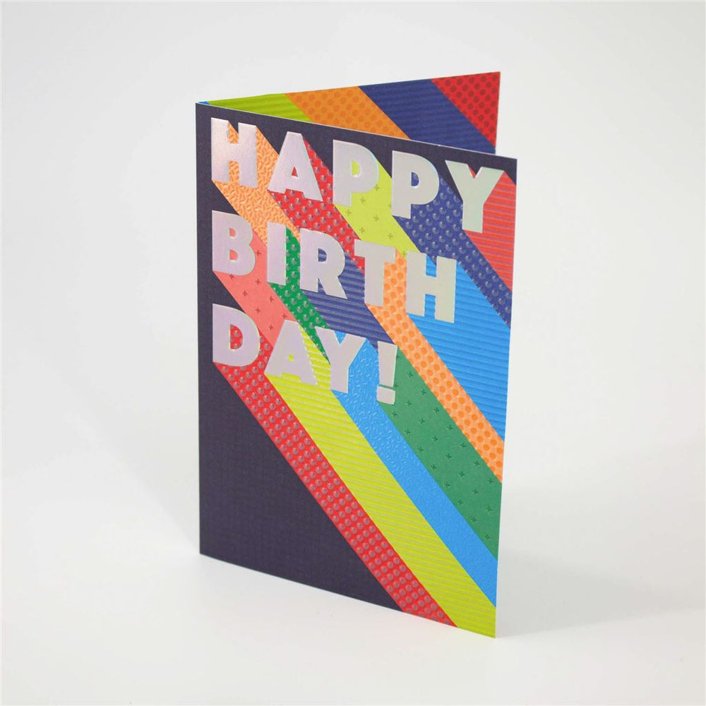 Trendy Happy Birthday Card