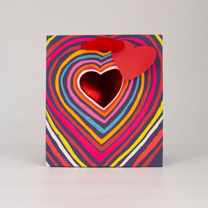 Rainbow Heart Large Gift Bag