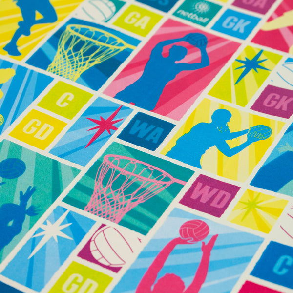 Netball Australia Wrapping Paper Roll