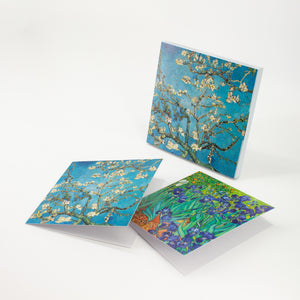 Irises & Almond Blossoms Notecard Wallet - Set of 8