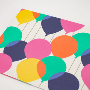 Balloon Folded Gift Wrap