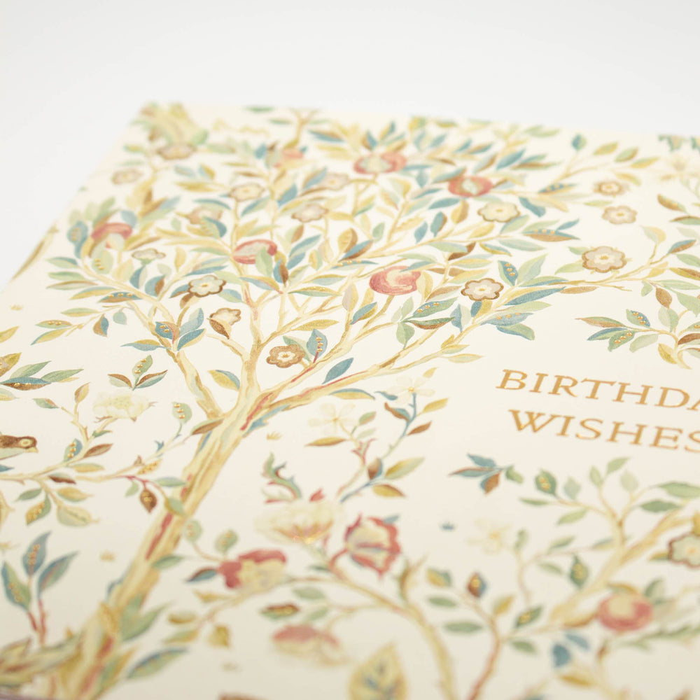 Strawberry Thief Birthday Card