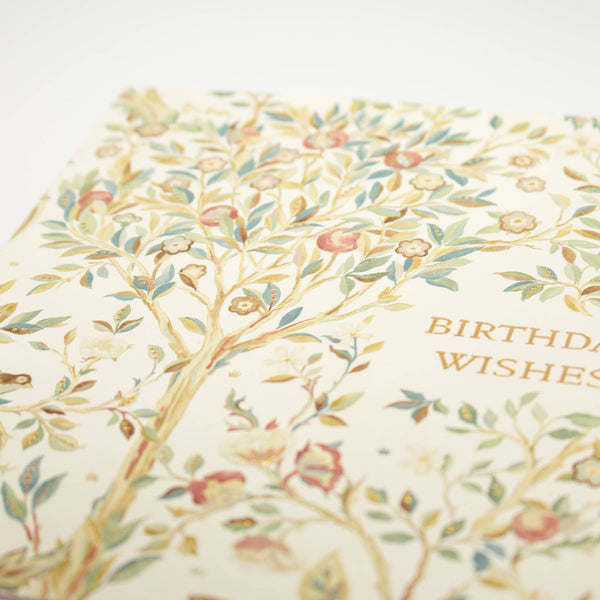 Strawberry Thief Birthday Card