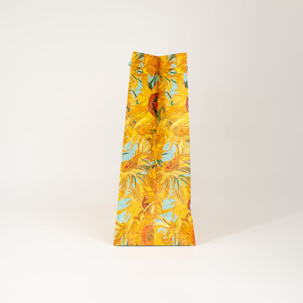 Large Vase with Twelve Sunflowers Gift Bag