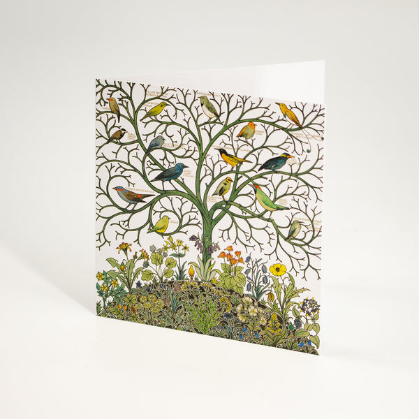 Arts & Crafts Birds Notecard Set - Pack of 20