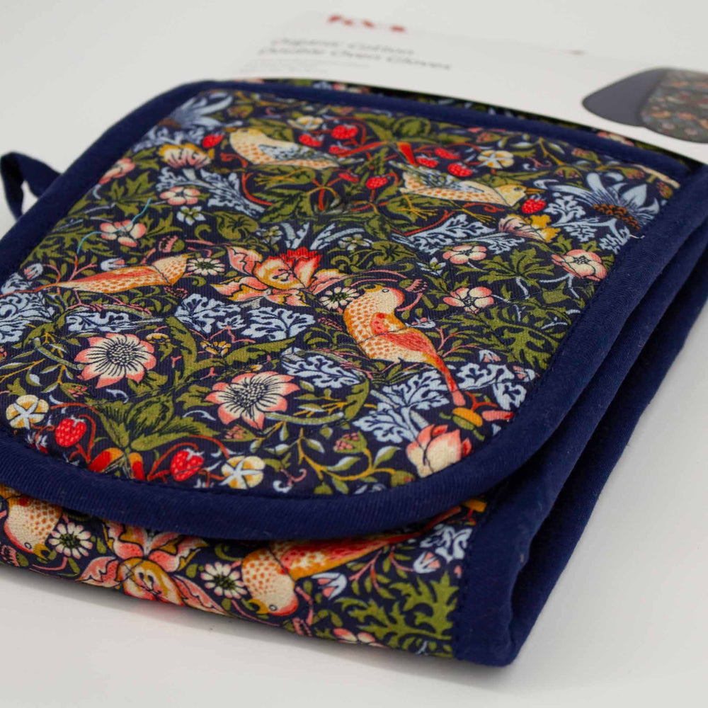 Strawberry Thief Oven Gloves