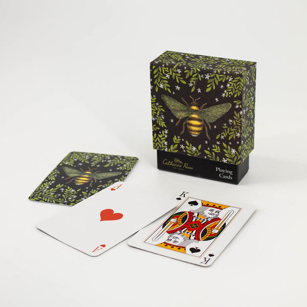 Elegant Honey Bee Playing Cards